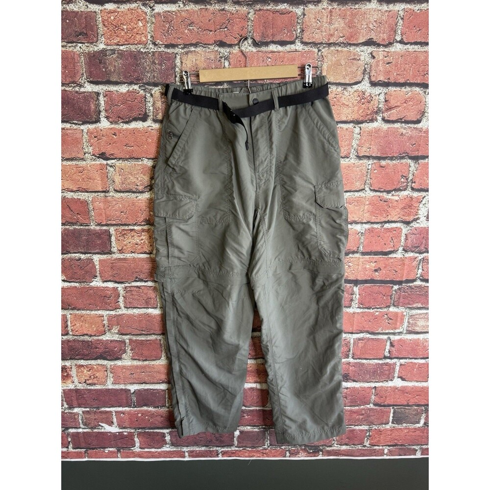 REI Mens Green Nylon Cargo Convertible Pants Size Medium x 30 Outdoor Hiking